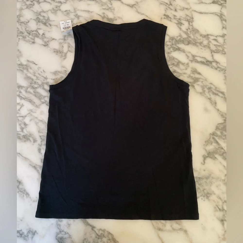 NWT J. Crew cotton slub tank Sz XS. Small Hole from sensor in back.